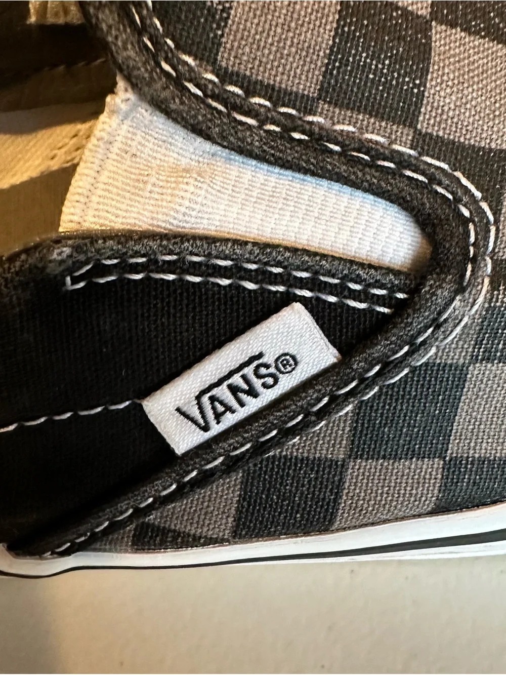 🖤 Vans Classic Slip-On Checkerboard Sneakers Men’s 9.5